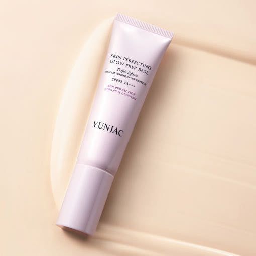 YUNJAC Skin Perfecting Glow Prep Base SPF43 PA+++ - 30ml | Brightening & Radiance-Boosting Primer