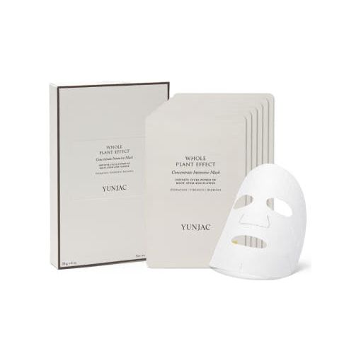 YUNJAC Whole Plant Effect Concentrate Intensive Mask - 20g × 6 Count | Deep Hydration & Revitalization