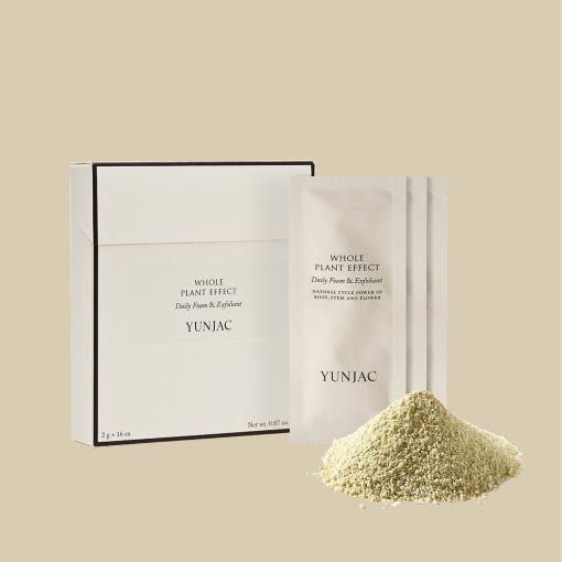 YUNJAC Whole Plant Effect Daily Foam & Exfoliant - 2g × 16ea | Gentle Exfoliation & Deep Cleansing