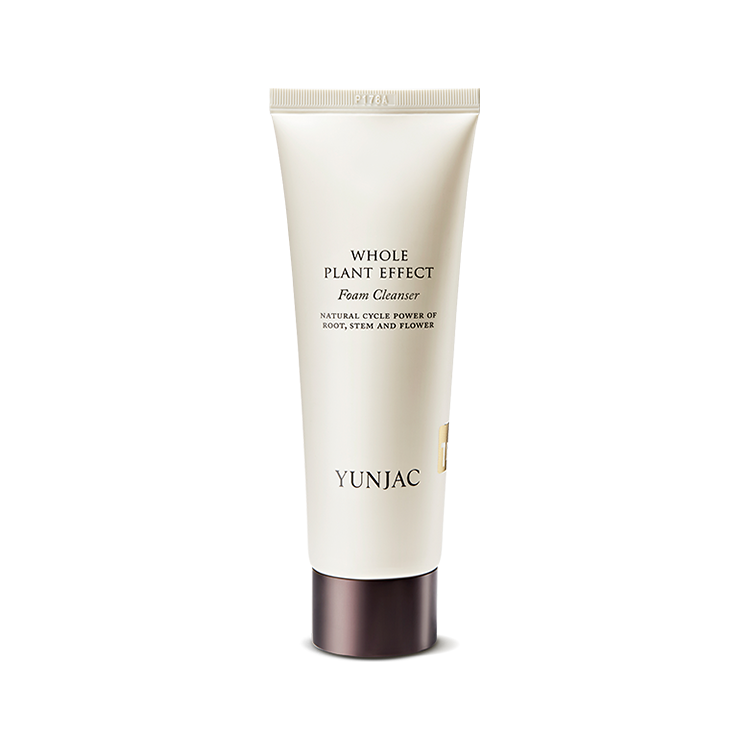 YUNJAC Whole Plant Effect Foam Cleanser – 120ml | Gentle, Hydrating & pH-Balanced Cleansing