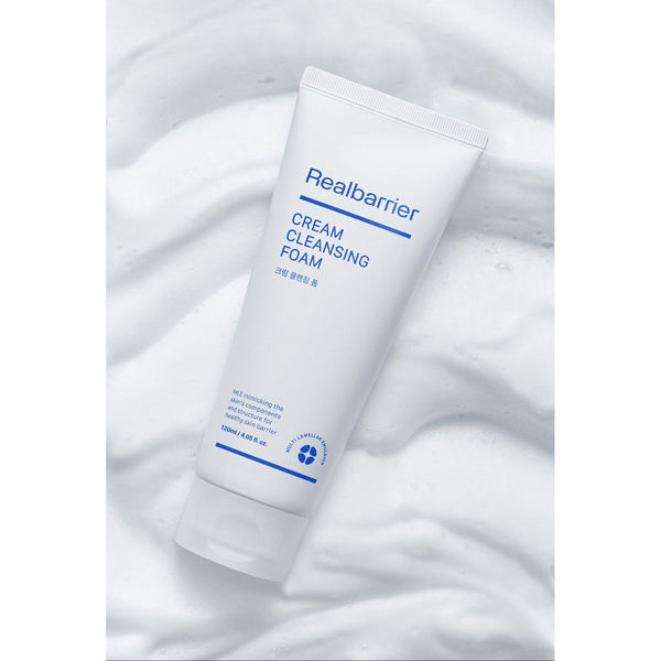 Real Barrier Cream Cleansing Foam – 150ml | Hydrating, Barrier-Friendly Daily Cleanser