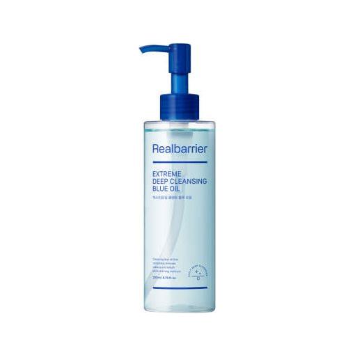 Real Barrier Extreme Deep Cleansing Blue Oil – 200ml | Pore-Purifying &amp; Moisture-Preserving Cleansing Oil