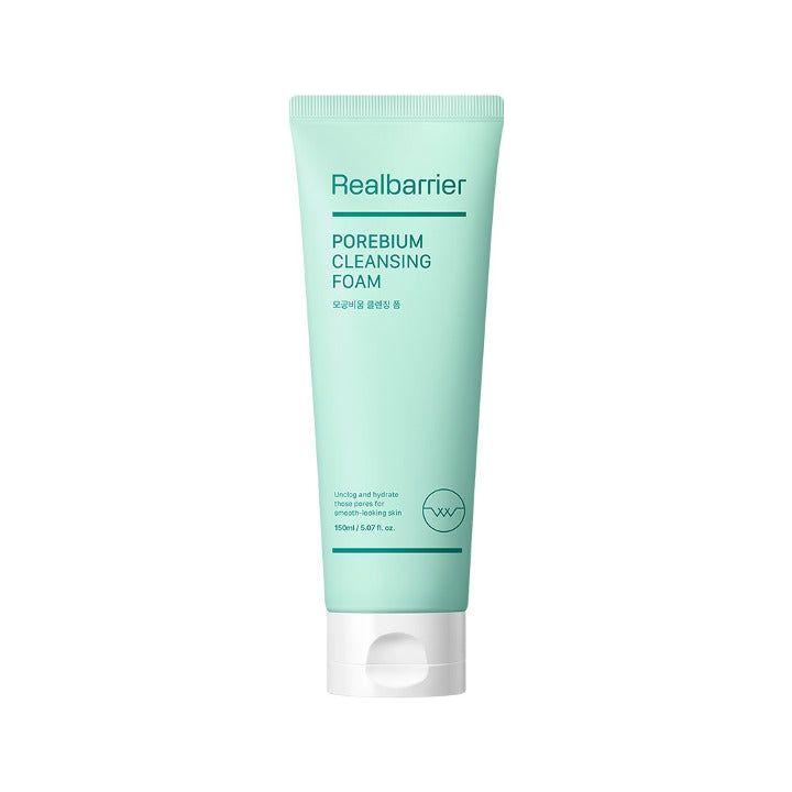 Real Barrier Porebium Cleansing Foam – 150ml | Deep Pore Cleanser for Smooth, Hydrated Skin