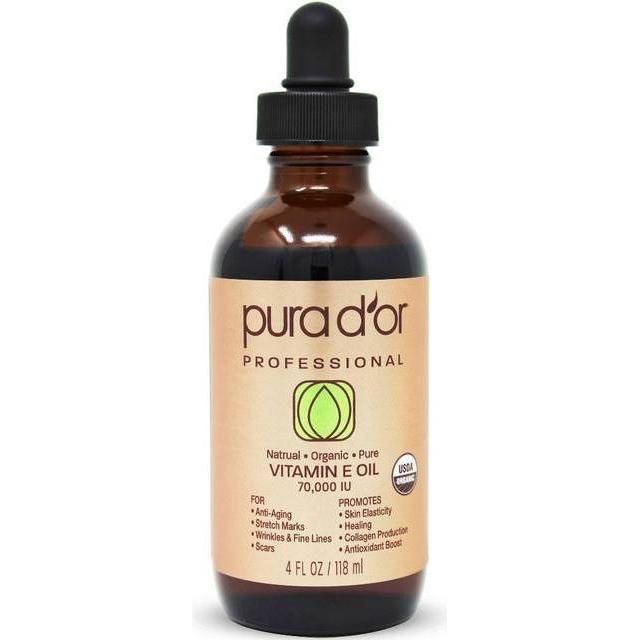 PURA D'OR Professional ORGANIC Vitamin E Oil Blend 70,000 IU - 30ml - Glam Global UK