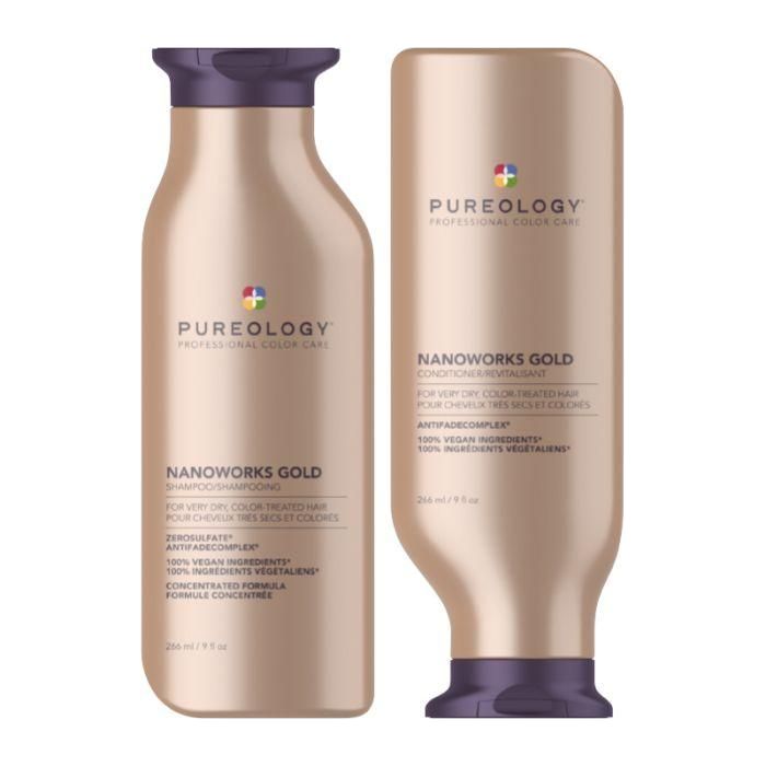 Pureology Nanoworks Gold Shampoo & Conditioner 266ml - Glam Global UK