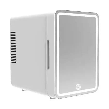 Mini Makeup Fridge with LED Mirror – Compact Beauty Storage - Glam Global UKGlam Global UK