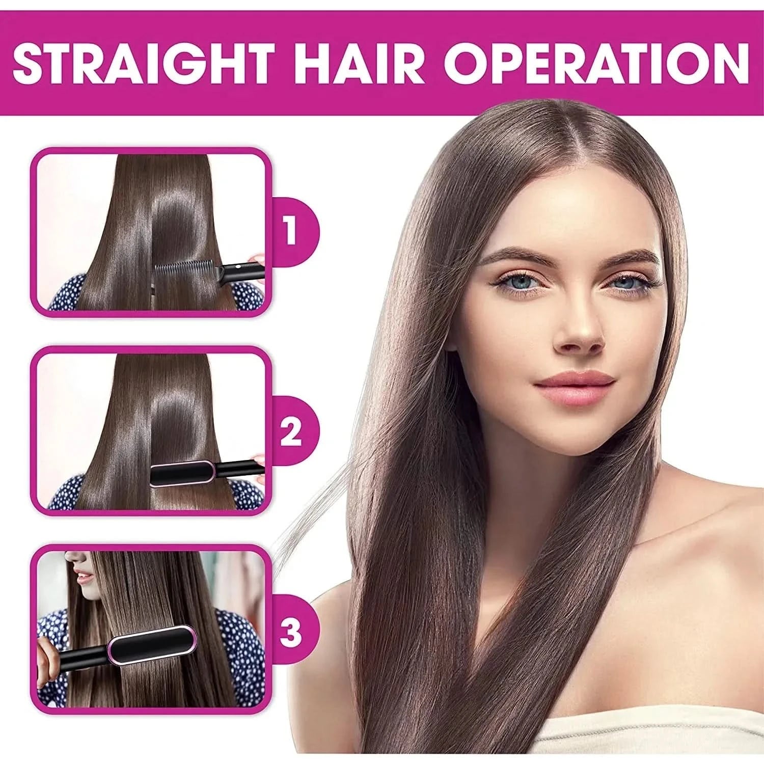 Ceramic Hair Curler Brush