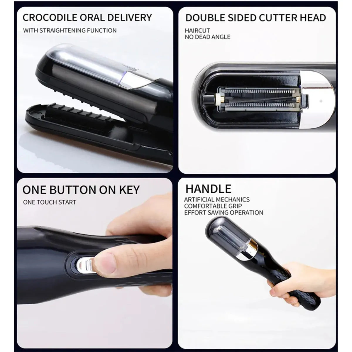 Rechargeable Cordless Split Ends Trimmer - Glam Global UK