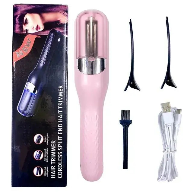 Rechargeable Cordless Split Ends Trimmer - Glam Global UK