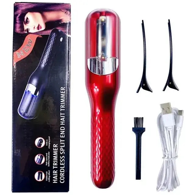 Rechargeable Cordless Split Ends Trimmer - Glam Global UK