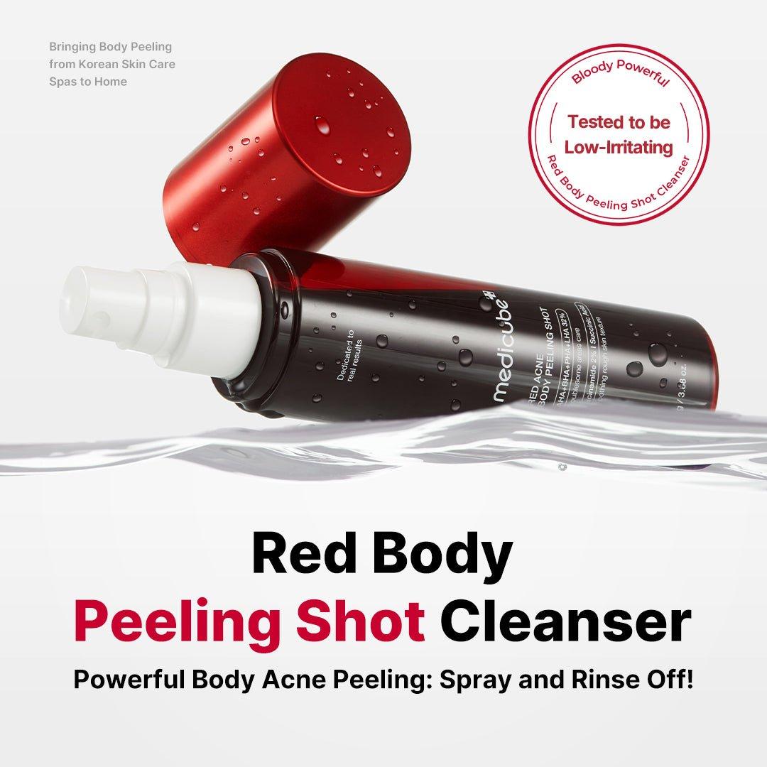 Red Body Peeling Shot Cleanser - Glam Global UK