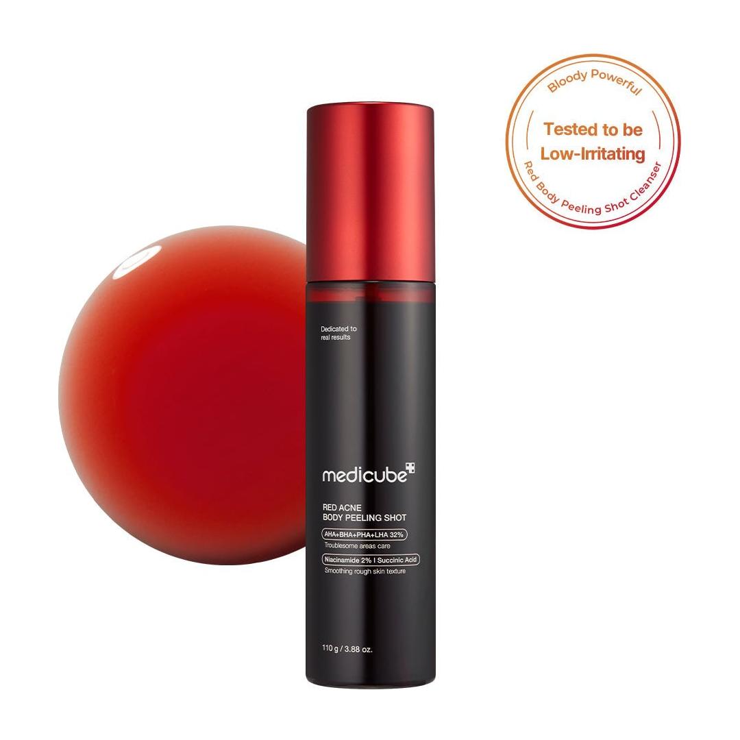 Red Body Peeling Shot Cleanser - Glam Global UK