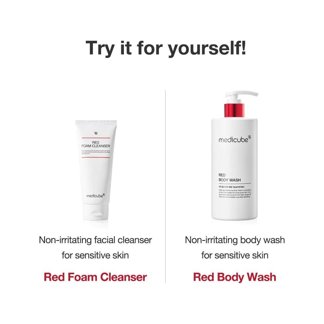 Red Body Wash - Glam Global UK