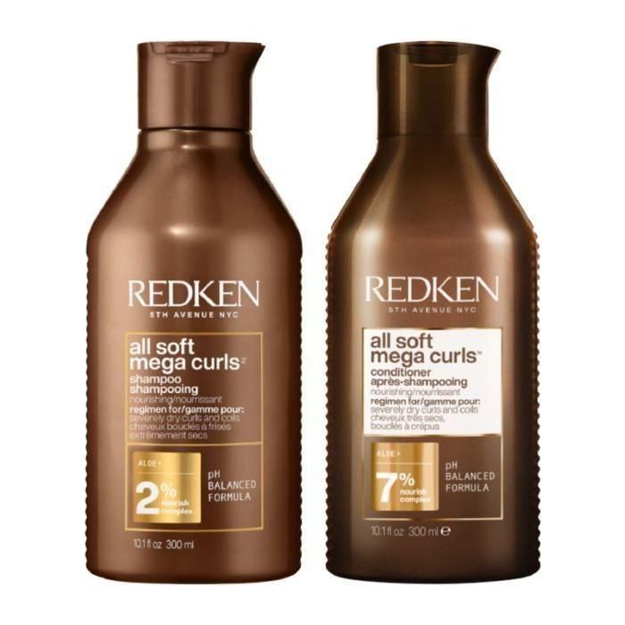 Redken All Soft Mega Curl Shampoo & Conditioner 2 x 300ml - Glam Global UK