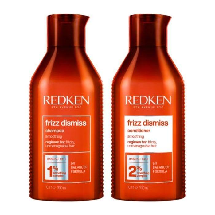 Redken Frizz Dismiss Shampoo & Conditioner 2 x 300ml - Glam Global UK