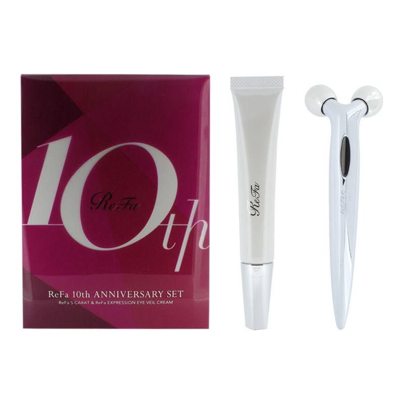 ReFa Facial Roller Carat & Expression Eye Cream Skincare Set - Glam Global UK