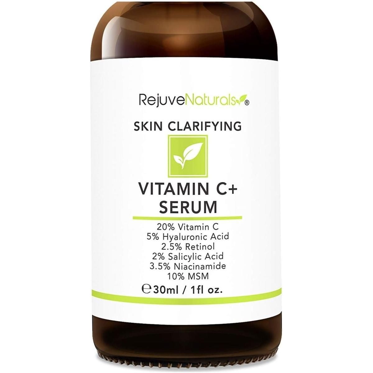 Rejuve Naturals Skin Clarifying Vitamin C Serum - 30ml - Glam Global UK