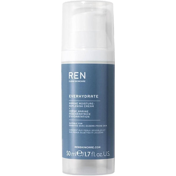 REN Clean Skincare Everhydrate Marine Moisture - Replenish Cream - 50ml | Deep Hydration for All Skin Types - Glam Global UKREN Clean Skincare