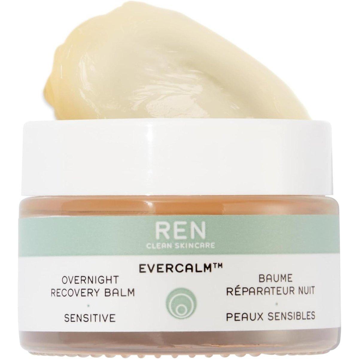 REN Clean Skincare Face Evercalm Overnight Recovery Balm 30ml - Glam Global UK