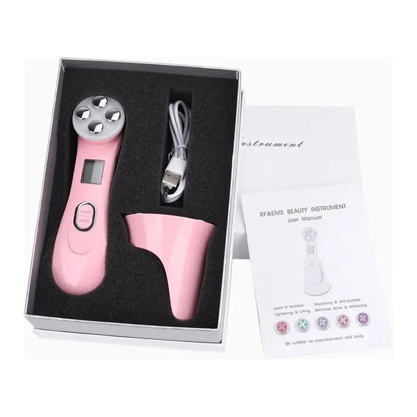 RF EMS LED Photon Facial Rejuvenation Device – Acne & Wrinkle Treatment - Glam Global UKGlam Global UK