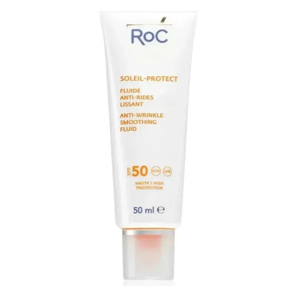 RoC Soleil Protexion+ Anti Wrinkle Smoothing Fluid - 50ml - Glam Global UKRoC Skincare
