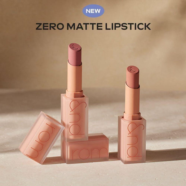 rom&nd ZERO MATTE LIPSTICK New Muteral Nude - Glam Global UKrom&nd