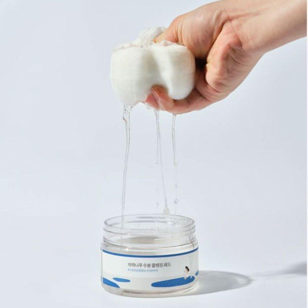 Round Lab Birch Juice Cleansing Pad - 60 Pads | Gentle & Hydrating Makeup Remover - Glam Global UKRound Lab