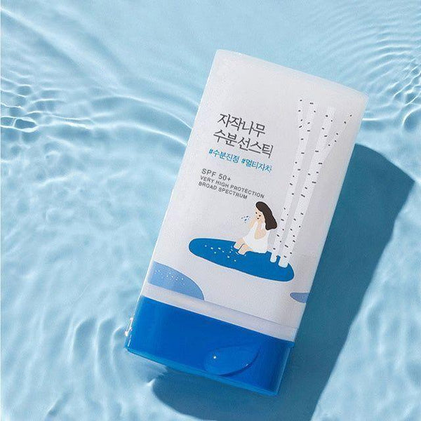 Round Lab Birch Juice Moisturizing Sun Stick - 19g | SPF 50+ PA++++ | Hydrating & Lightweight - Glam Global UKRound Lab