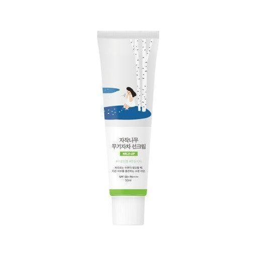 Round Lab Birch Moisturizing Mild - Up Sunscreen 50ml (SPF 50+ PA++++) - Glam Global UKRound Lab