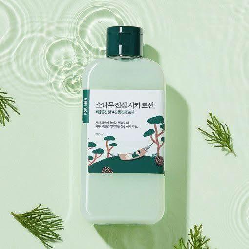 Round Lab For Men Pine Calming Cica Lotion 200ml - Glam Global UKRound Lab