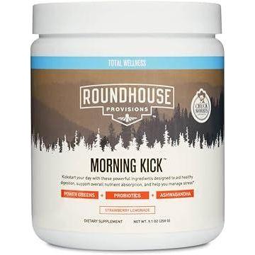 Morning Kick Powder Supplement - 30 Servings | Digestion, Energy & Wellness Boost - Glam Global UKRoundhouse Provisions