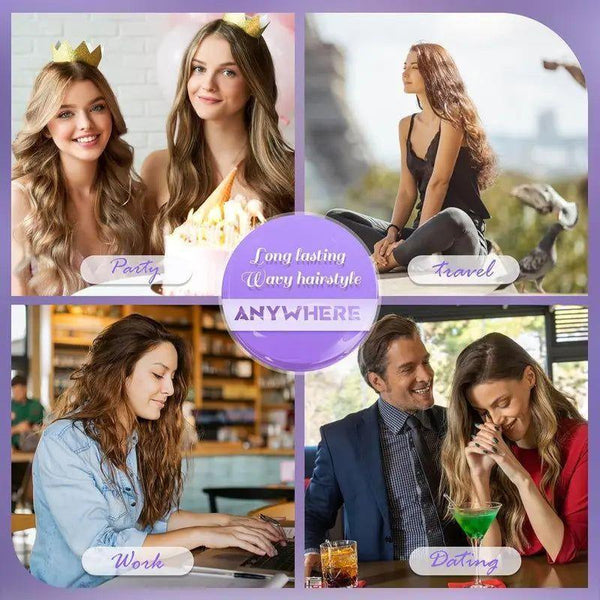 Rovy Wave Curling Iron, NOVUS Anti - Scald Hair Crimper - Glam Global UKRovy Wave