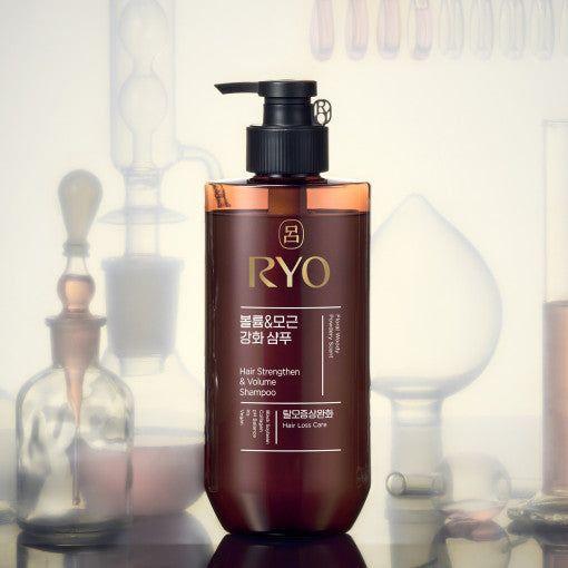 Ryo Hair Strengthen & Volume Shampoo - 480ml | Anti - Aging & Hair Loss Care - Glam Global UKRyo