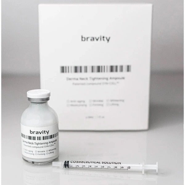 BRAVITY Derma Neck Tightening Ampoule – 30ml Peptide-Powered Neck Firming Solution for Lifted, Youthful Skin