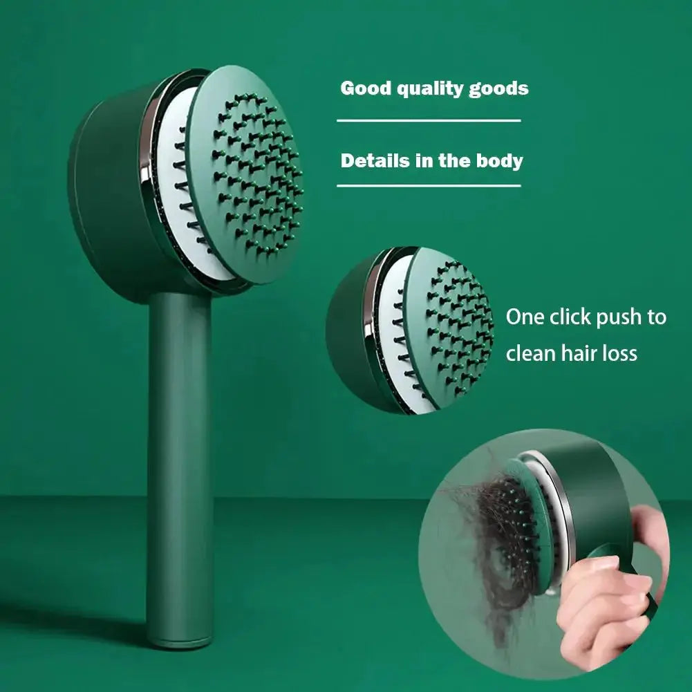 Scalp Anti - Static Hairbrush - Glam Global UK