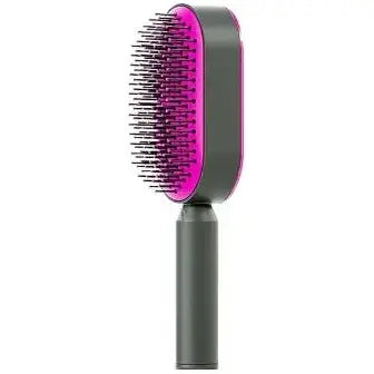 Self - Cleaning Anti - Static Hair Brush - Glam Global UK