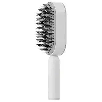 Self - Cleaning Anti - Static Hair Brush - Glam Global UK