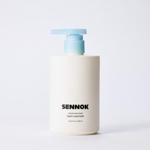 SENNOK Scrub Hand Wash Soap Clean Soap (300ml) – Exfoliating & Nourishing Hand Cleanser - Glam Global UKSENNOK