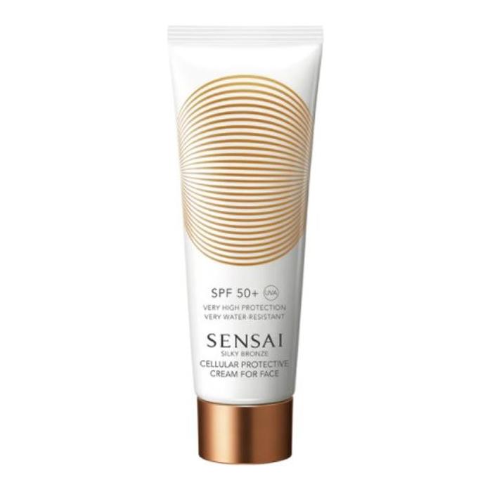 Sensai Silky Bronze Cellular Protective Cream For Face Spf50 50ml - Glam Global UK