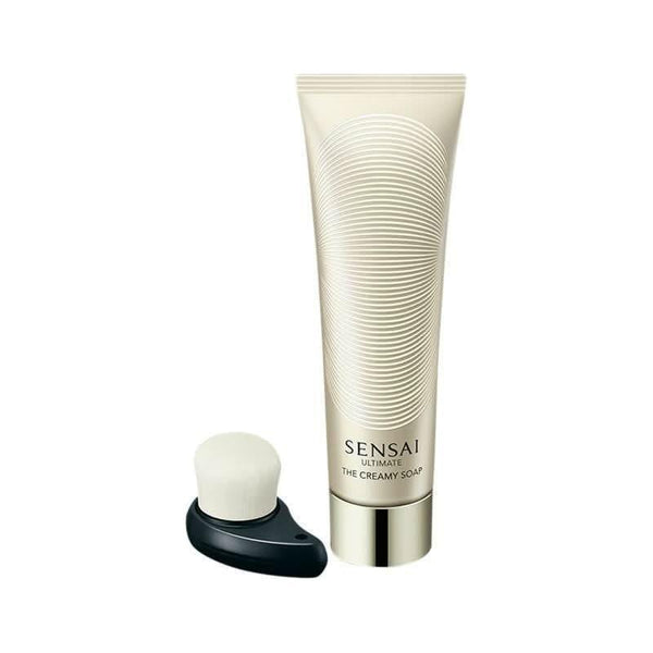 SENSAI Ultimate The Creamy Soap – Luxurious Cleansing Soap with Original Brush - Glam Global UKSensai