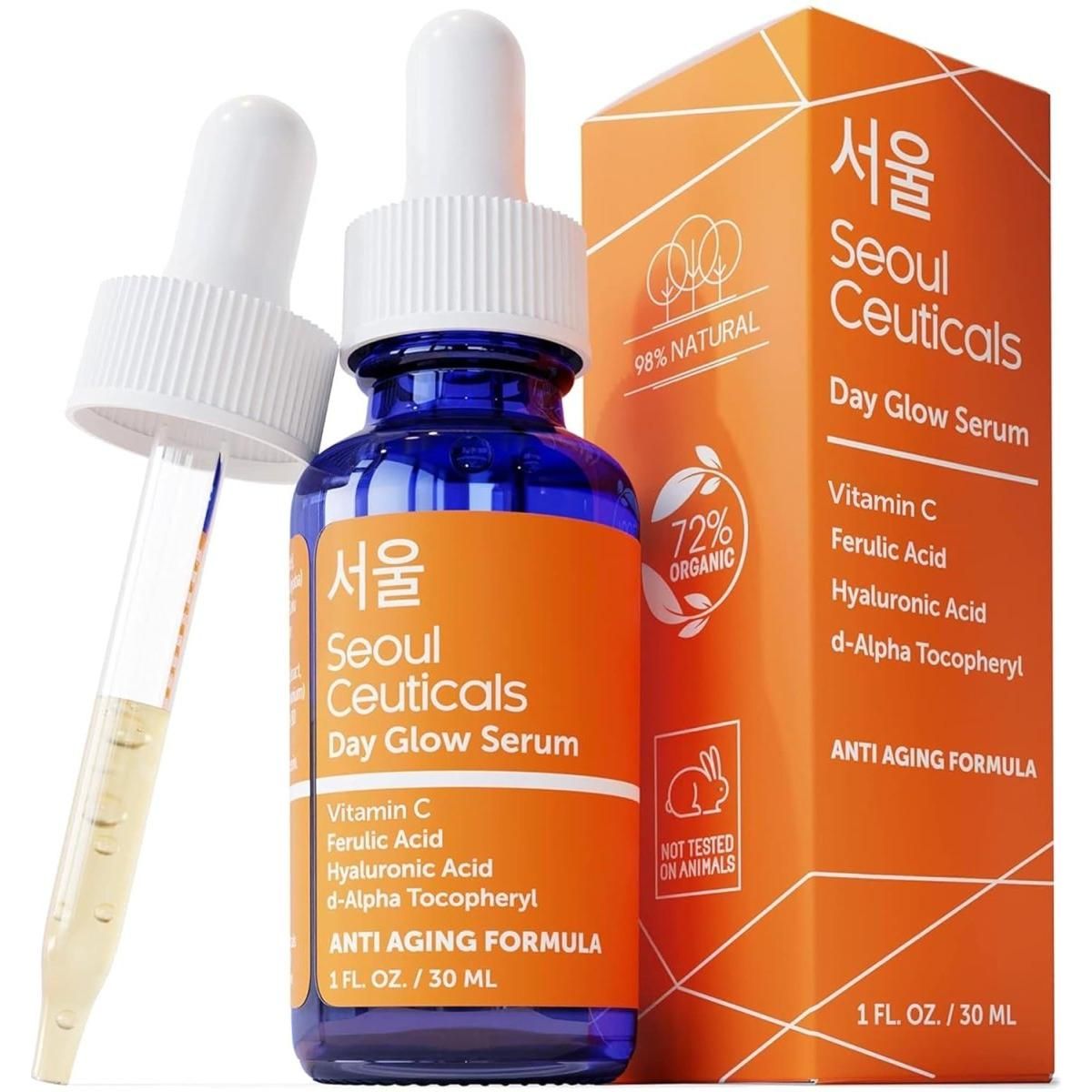 SeoulCeuticals Day Glow Serum + CE Ferulic Acid - 30ml - Glam Global UK