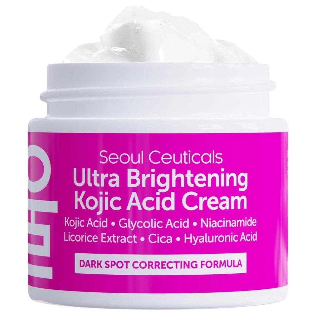 SeoulCeuticals Ultra Brightening Korean Kojic Acid Cream - 60ml (Large) - Glam Global UK