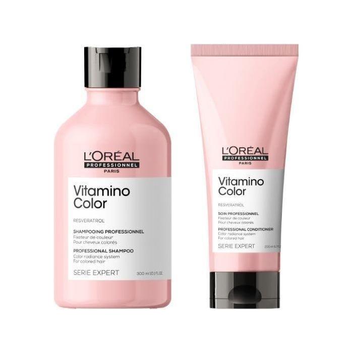 Serie Expert Vitamino Colour Shampoo 300ml & Conditioner 200ml by L’Oréal Professionnel - Glam Global UK