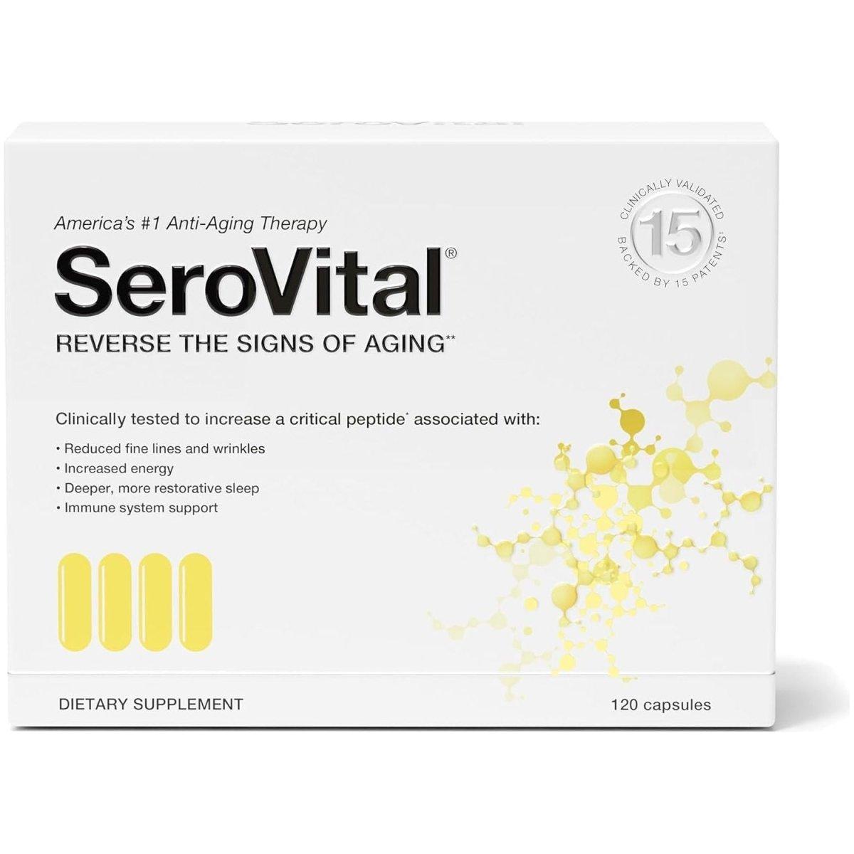 Serovital Renewal Complex Supplements - 120 Capsules - Glam Global UK