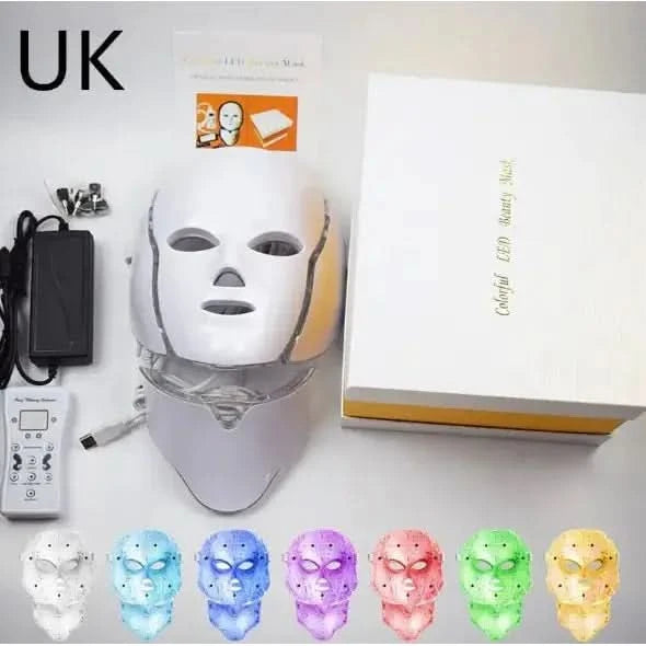 Seven Color Light Beauty Mask Instrument – Advanced LED Therapy for Radiant Skin - Glam Global UKGlam Global UK