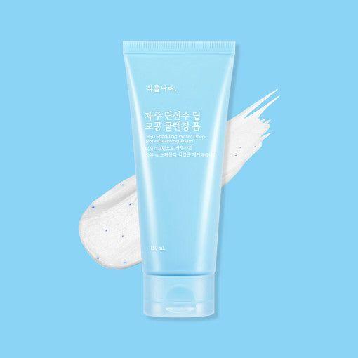 Shingmulnara Jeju Sparkling Water Pore Deep Cleansing Foam 150ml - Glam Global UK