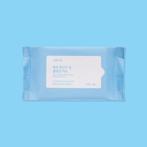 Shingmulnara Jeju Sparkling Water Quick & Deep Cleansing Tissue 20 Sheets 107g - Glam Global UK