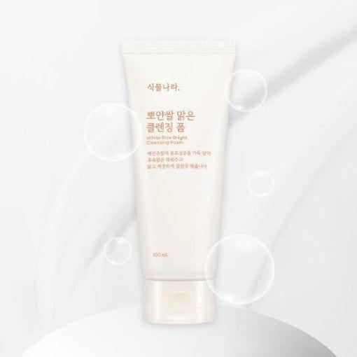 Shingmulnara White Rice Bright Cleansing Foam 150ml - Glam Global UK