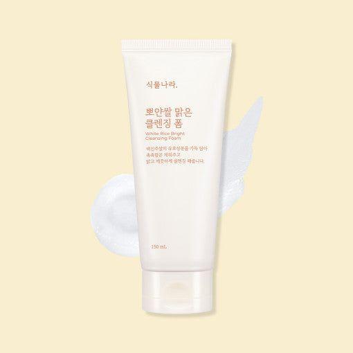 Shingmulnara White Rice Bright Cleansing Foam 150ml - Glam Global UK