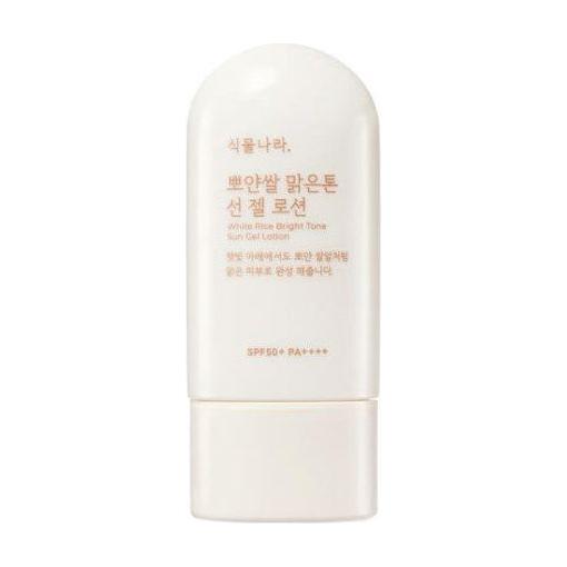 Shingmulnara White Rice Bright Tone Sun Gel Lotion 60ml SPF50+ PA++++ - Glam Global UK